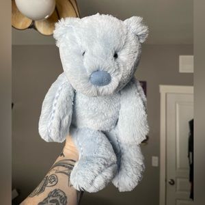 Jellycat/Jellykitten Blue gingham piper bear ***READ DESC***